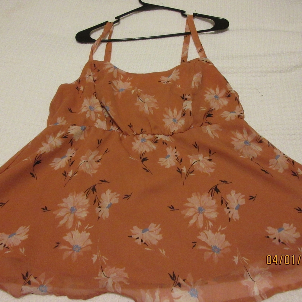 Torrid Coral Floral Cami